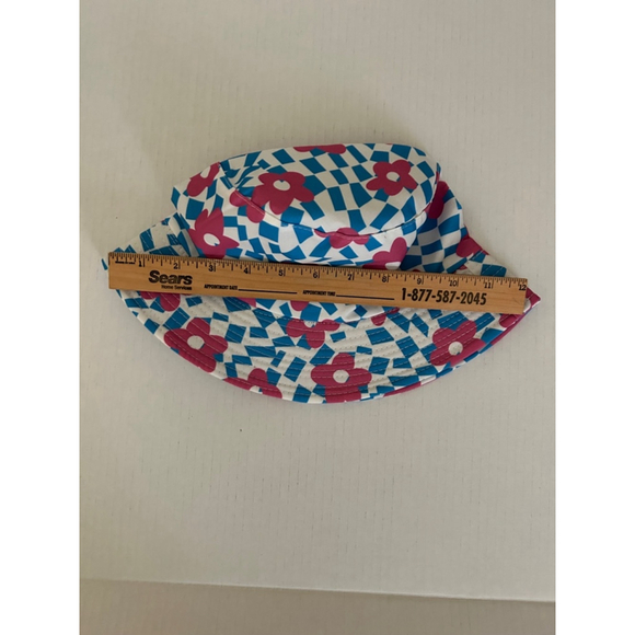 Unisex Unbranded Bucket Hat One Size White Blue *NEW* - Picture 6 of 7